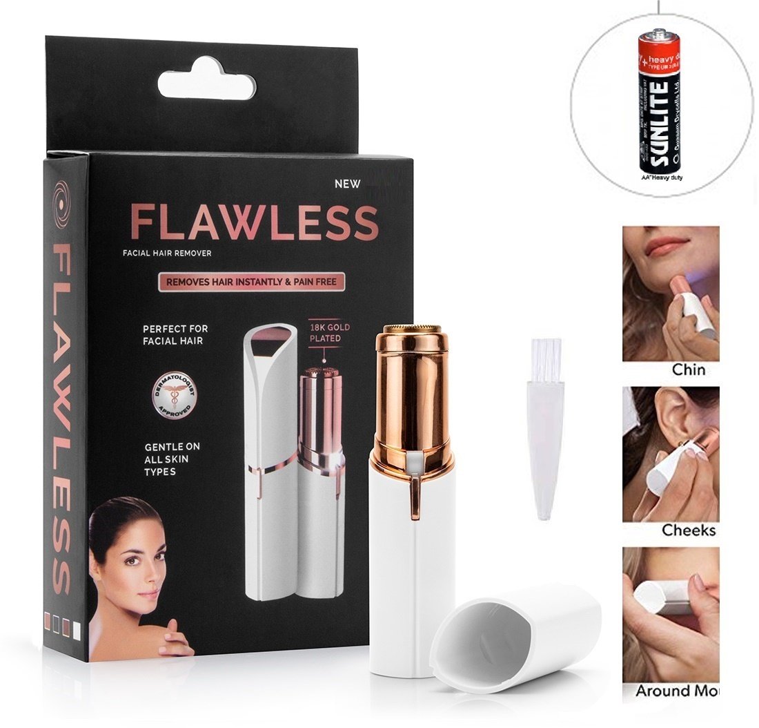 Battery System Flawless Facial Hair Remover