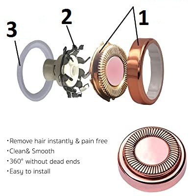 Rechargeable Flawless Facial Hair Remover - Image 4