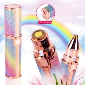 Rechargeable Glitter Rainbow 2 in 1 Women Hair Remover
